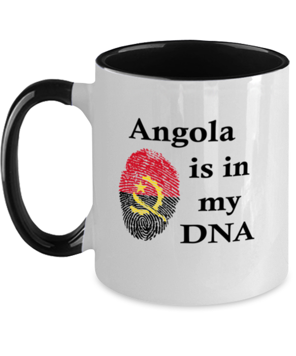 Angola is in my DNA, Angolan Coffee Mug, Gift for Angolan