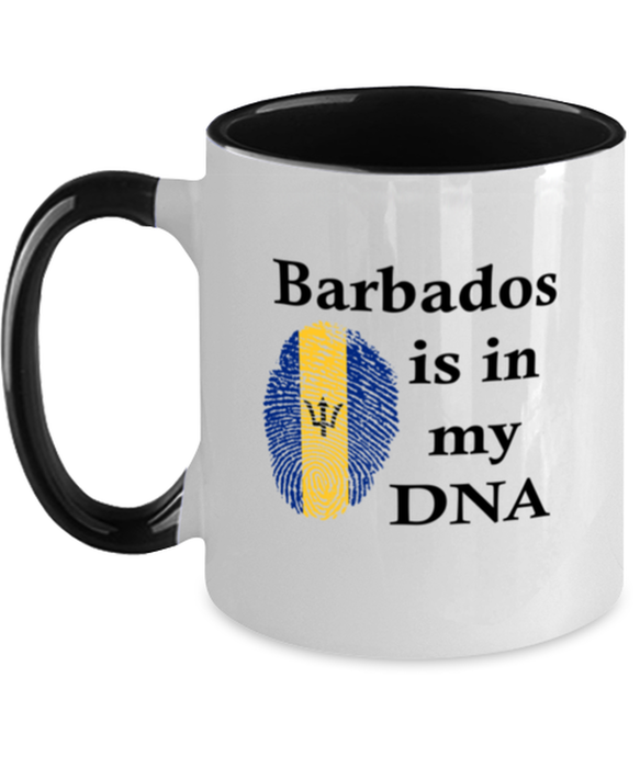 Barbados is in my DNA, Barbadians Coffee Mug, Gift for Barbadians