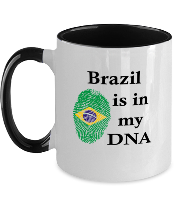 Brazil is in my DNA, Brazilian Coffee Mug, Gift for Brazilian