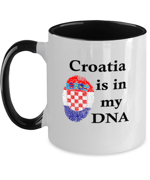 Croatia is in my DNA, Croatian Coffee Mug, Gift for Croatian