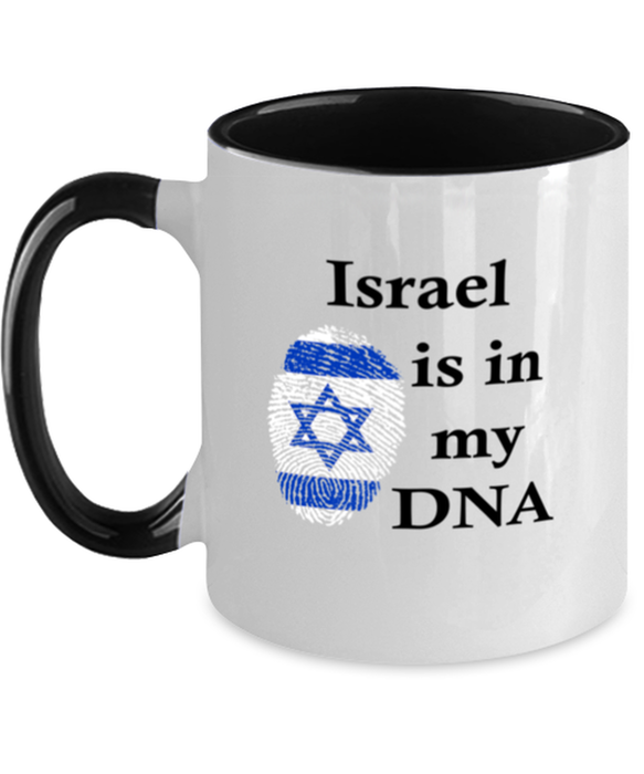 Israel is in my DNA, Israeli Coffee Mug, Gift for Israeli