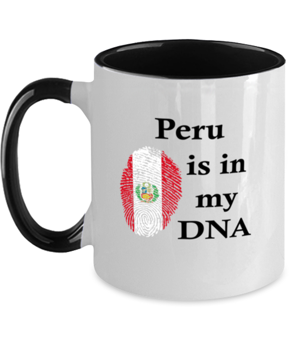 Peru is in my DNA, Peruvian Coffee Mug, Gift for Peruvian