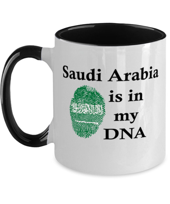 Saudi Arabia is in my DNA, Saudi Arabian Coffee Mug, Gift for Saudi Arabian