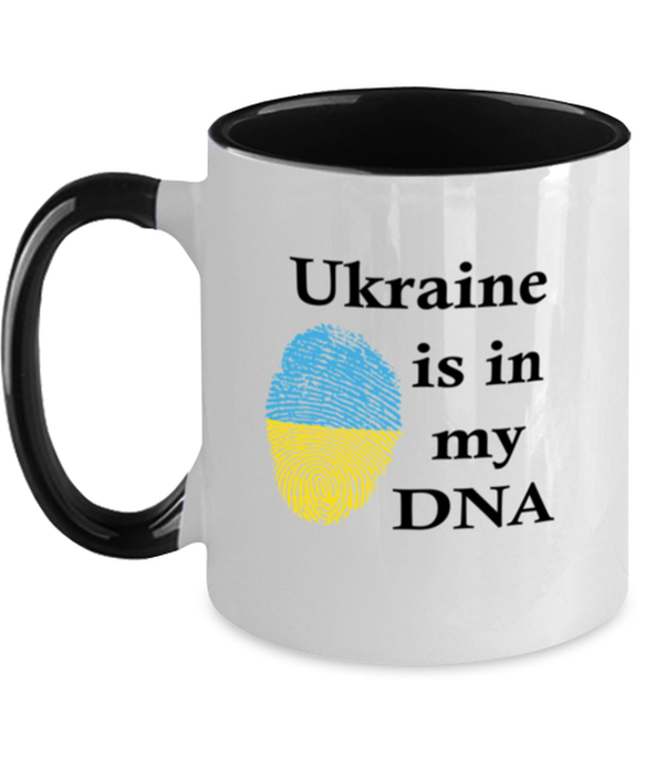 Ukraine is in my DNA, Ukranian Coffee Mug, Gift for Ukranian