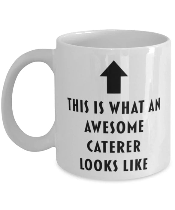 This is What an Awesome Caterer Looks Like Coffee Mug, Funny, Cheap, Inappropriate, Gift for, Mug