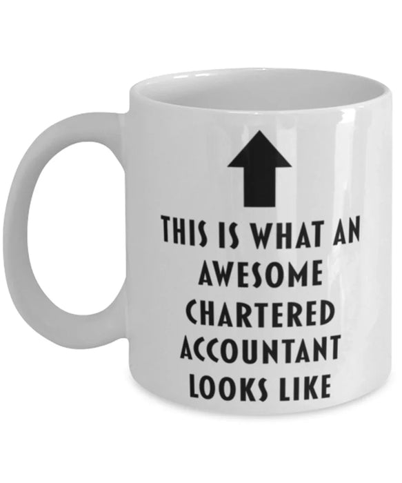 This is What an Awesome Chartered Accountant Looks Like Coffee Mug, Funny, Cheap, Inappropriate, Gift for, Mug