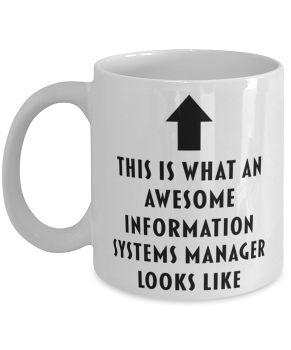 This is What an Awesome Information Systems Manager Looks Like Coffee Mug, Funny, Cheap, Inappropriate, Gift for, Mug