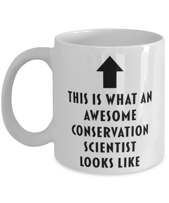 This is What an Awesome Conservation Scientist Looks Like Coffee Mug, Funny, Cheap, Inappropriate, Gift for, Mug