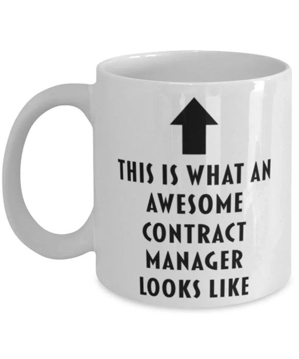 This is What an Awesome Contract Manager Looks Like Coffee Mug, Funny, Cheap, Inappropriate, Gift for, Mug