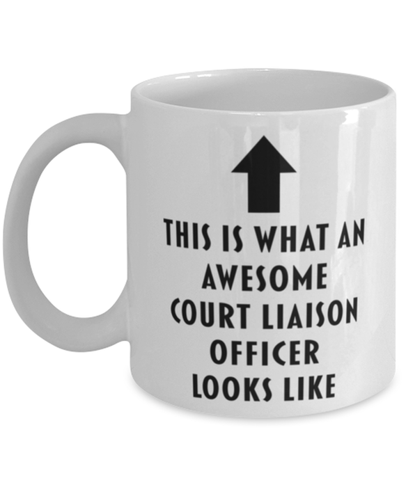 This is What an Awesome Court Liaison Officer Looks Like Coffee Mug, Funny, Cheap, Inappropriate, Gift for, Mug