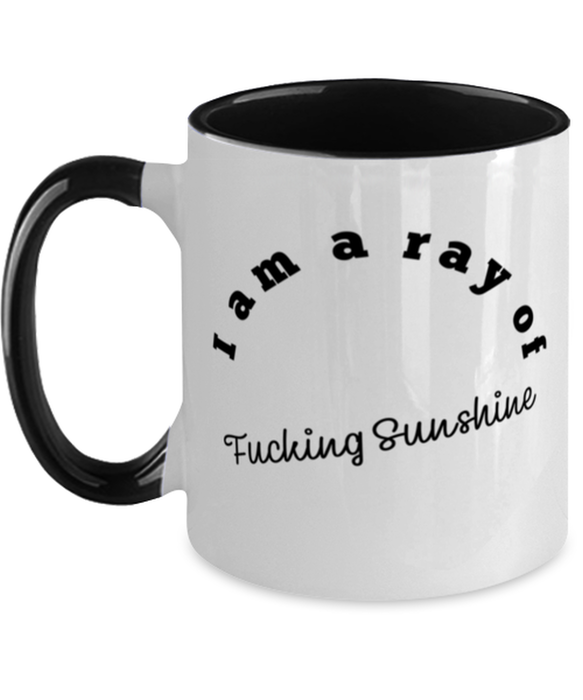 And Here We Fucking Go Again Mug, Funny Mugs, Friend Gifts, Colleague Mug, Companion Gift, Surprise Gift, Workmate Mug, Birthday Gift, Black Two-Tone