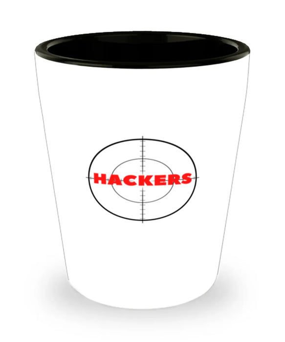 Cyber Security Analyst, Technician, CISO Shot Glass, Hunt Hackers, Chief Information Security Officer, Cyber Security Analyst, Technician, CISO Funny, Inappropriate, Gag, Shot Glass, Gift for Cyber Security Analyst, Technician, CISO