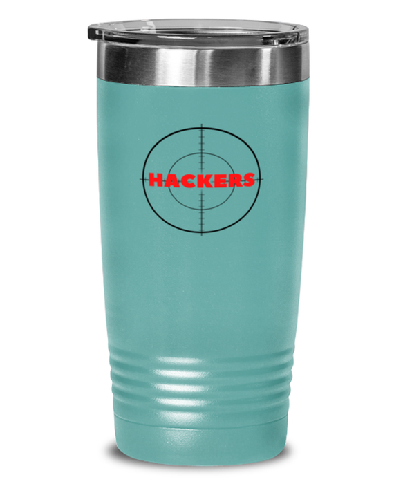 Cyber Security Analyst, Technician, CISO Tumbler, Hunt Hackers, Chief Information Security Officer, Cyber Security Analyst, Technician, CISO Funny, Inappropriate, Gag, Tumbler Teal, Gift for Cyber Security Analyst, Technician, CISO