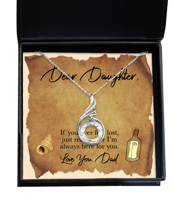 To My Daughter, Daughter Jewelry, If you were lost I would find you, Phoenix Necklace