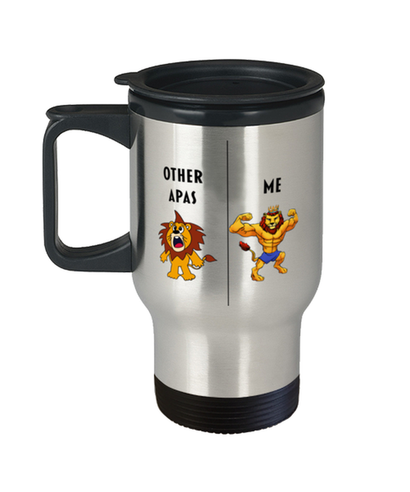 Funny Apa Travel Mug, Gift for Apa, Lion Other Apa Me, Gag Gift for Apa, Unique Gift for Apa, Cheap Apa Gift, Travel Coffee Mug