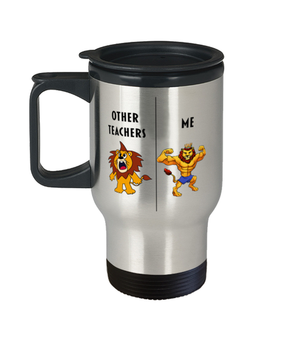 Gift for Teacher,Funny Teacher Travel Mug, Gag Gift for Teacher, Unique Gift for Teacher, Cheap, Perfect, Amazing, Awesome Lion Coffee Mug