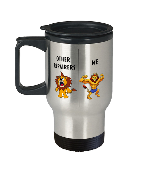 Gift for Repairer,Funny Repairer Travel Mug, Gag Gift for Repairer, Unique Gift for Repairer, Cheap, Perfect, Amazing, Awesome Lion Coffee Mug