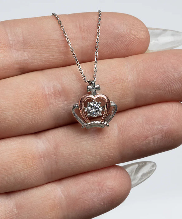 To My Hot Fiance, Valentines, Hot Fiance, Valentines Jewelry, Of All the Fish You're the One I want to Mount, Crown Necklace