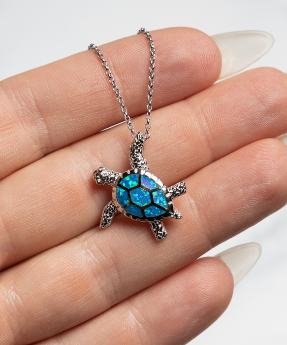 To My Girlfriend, Wife, Fiance, Valentine, Girlfriend, Wife, Fiance, Valentine Jewelry, Inappropriate, I'd Smash That Ass, Turtle Necklace