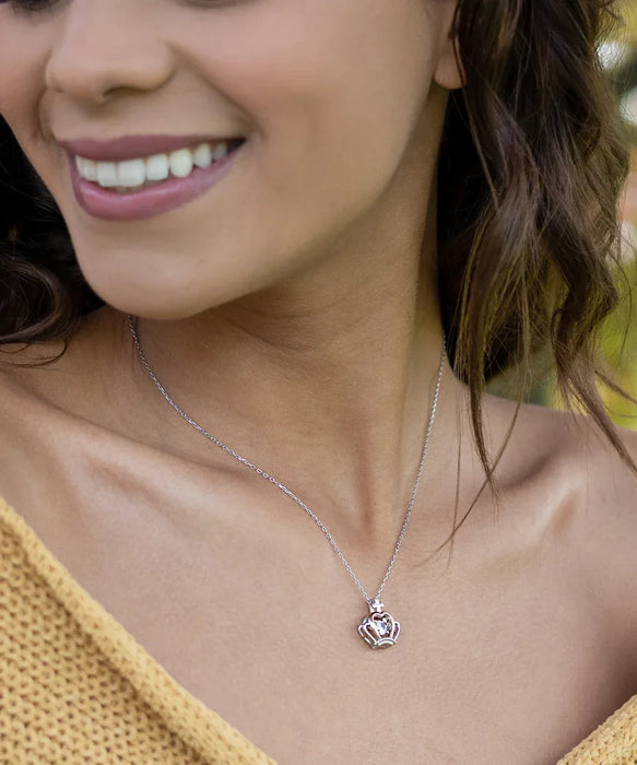 To My Girlfriend, Wife, Fiance, Valentine, Girlfriend, Wife, Fiance, Valentine Jewelry, Inappropriate, I'd Smash That Ass, Crown Necklace